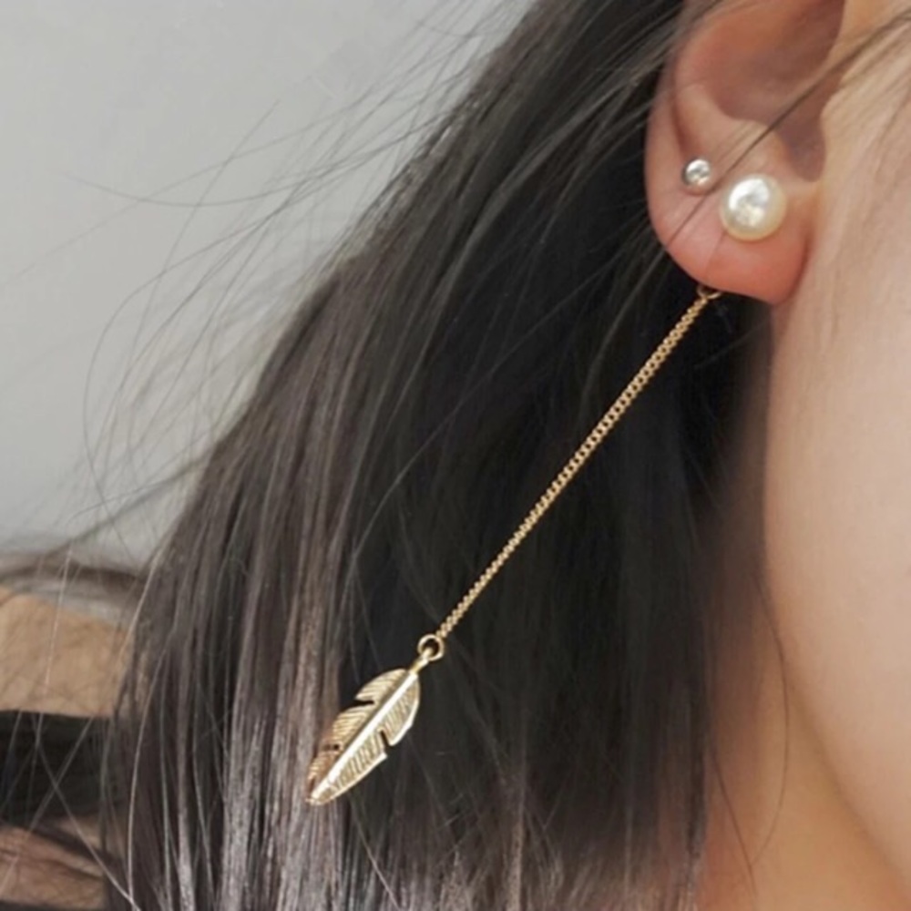 NEW!💙💎GOLDEN! DROP FEATHERS! PEARL STUNNERS!💎💙 - Picture 4 of 6